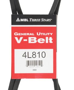 Mitsuboshi FHP 4L810 General Utility V-Belt 0.5 in. W X 81 in. L For Fractional Horsepower Motors
