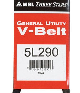 Mitsuboshi FHP 5L290 General Utility V-Belt 0.63 in. W X 29 in. L For Fractional Horsepower Motors