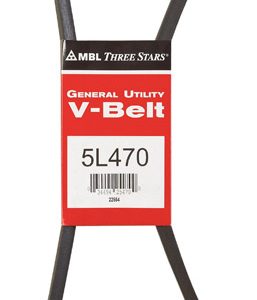 Mitsuboshi FHP 5L470 General Utility V-Belt 0.63 in. W X 47 in. L For Fractional Horsepower Motors