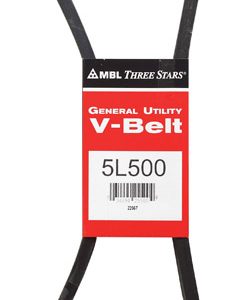 Mitsuboshi FHP 5L500 General Utility V-Belt 0.63 in. W X 50 in. L For Fractional Horsepower Motors