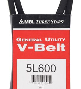 Mitsuboshi FHP 5L600 General Utility V-Belt 0.63 in. W X 60 in. L For Fractional Horsepower Motors
