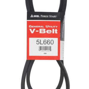 Mitsuboshi FHP 5L660 General Utility V-Belt 0.63 in. W X 66 in. L For Fractional Horsepower Motors
