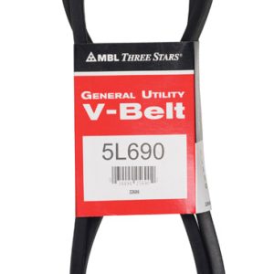 Mitsuboshi FHP 5L690 General Utility V-Belt 0.63 in. W X 69 in. L For Fractional Horsepower Motors