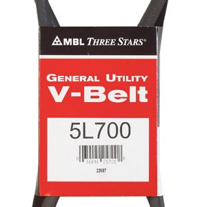 Mitsuboshi FHP 5L700 General Utility V-Belt 0.63 in. W X 70 in. L For Fractional Horsepower Motors