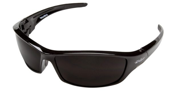 Edge Eyewear Reclus Safety Glasses Smoke Lens Black Frame 1 pc