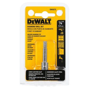 DeWalt 1/4 in. X 2-1/4 in. L Diamond Tipped Tile Drill Bit 1 pc