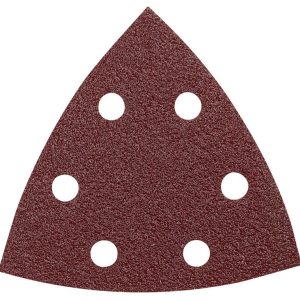 Bosch 3-3/4 in. L X 3.75 in. W 120 Grit Aluminum Oxide Detail Sanding Triangle 5 pk