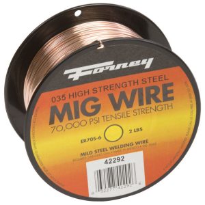 Forney ER70S-6 0.035 in. Mild Steel MIG Welding Wire 70000 psi 2 lb