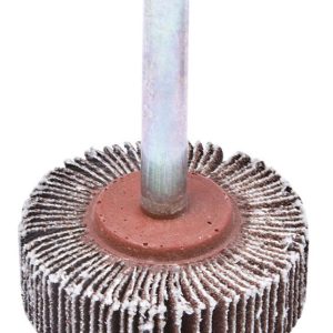 Forney 1-1/2 in. D X 1/4 in. Aluminum Oxide Flap Wheel 80 Grit 1 pc
