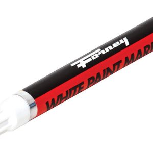 Forney 8.75 in. L X 1.88 in. W White Paint Marker 1 pc