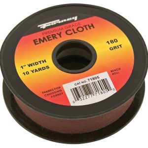 Forney 360 in. L X 1 in. W 180 Grit Emery Sandpaper 1 pk