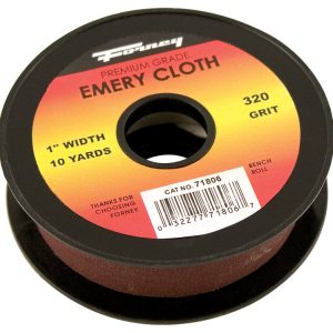 Forney 360 in. L X 1 in. W 320 Grit Emery Sandpaper 1 pk