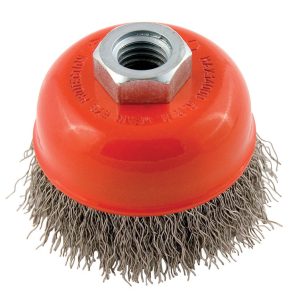 Forney 2.75 in. D X 5/8 in. Crimped Steel Cup Brush 14000 rpm 1 pc