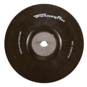 Forney 4-1/2 in. D Rubber Backing Pad 5/8 in. 20000 rpm 1 pc