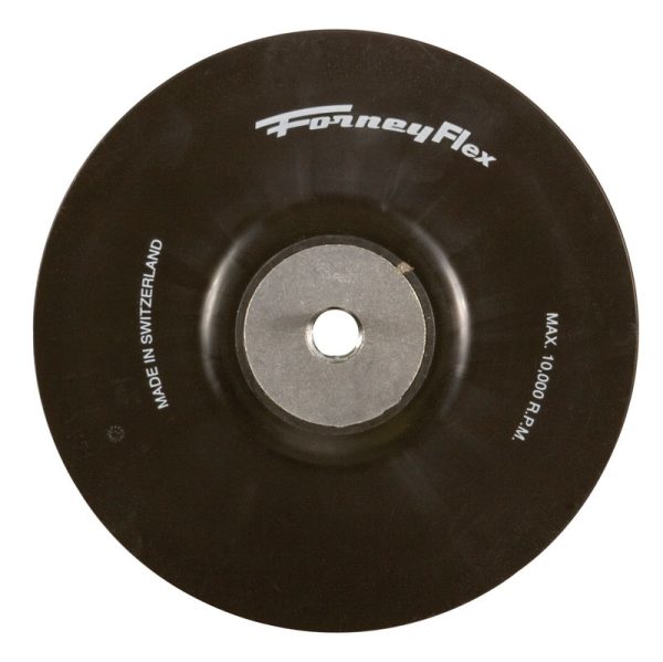 Forney 4-1/2 in. D Rubber Backing Pad 5/8 in. 20000 rpm 1 pc