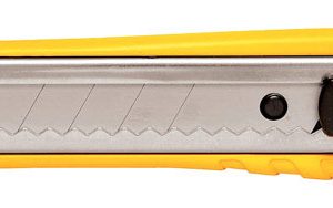 DeWalt 6-1/4 in. Sliding Snap-Off Utility Knife Black/Yellow 1 pk