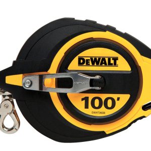 DeWalt 100 ft. L X 0.38 in. W Closed Case Long Tape Measure 1 pk