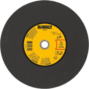 DeWalt High Performance 12 in. D X 1 in. Aluminum Oxide Cut-Off Wheel 1 pc