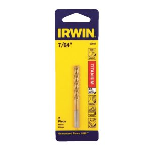 Irwin 7/64 in. X 2-5/8 in. L High Speed Steel Drill Bit Set 2 pc