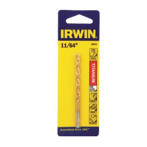 Irwin 11/64 in. X 3-1/4 in. L High Speed Steel Drill Bit 1 pc