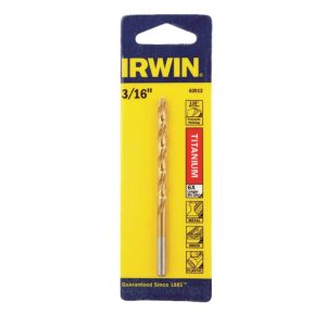 Irwin 3/16 in. X 3-1/2 in. L High Speed Steel Drill Bit 1 pc
