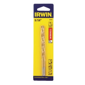 Irwin 5/16 in. X 4-1/2 in. L High Speed Steel Drill Bit 1 pc
