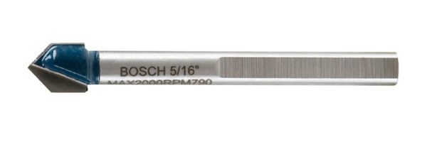 Bosch 5/16 in. X 4 in. L Carbide Tipped Glass and Tile Bit 1 pc