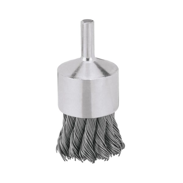 DeWalt High Performance 1 in. Knotted Wire Wheel Brush Carbon Steel 20000 rpm 1 pc