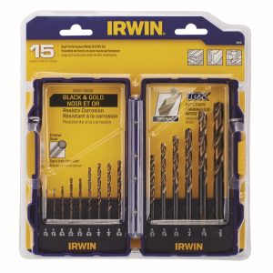 Irwin Turbomax High Speed Steel Drill Bit Set 15 pc