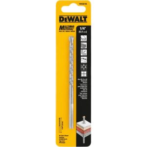 DeWalt 1/4 in. X 4-3/4 in. L Carbide Tipped Masonry Drill Bit 1 pc