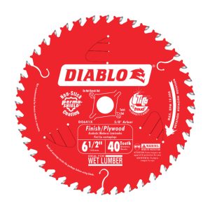 Diablo 6-1/2 in. D X 5/8 in. Carbide Finishing Saw Blade 40 teeth 1 pc
