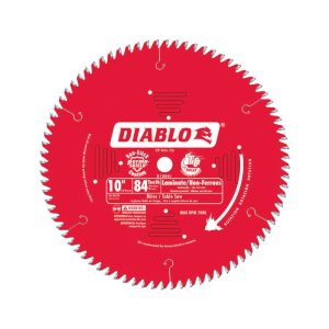 Diablo 10 in. D X 5/8 in. TiCo Hi-Density Carbide Metal and Laminate Blade 84 teeth