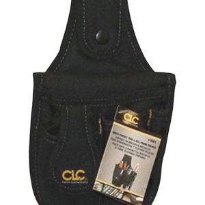 CLC 4 pocket Polyester Fabric Tool and Cellular Phone Holder 6 in. L X 9.8 in. H Black
