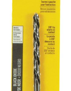 Irwin 1/4 in. X 4 in. L High Speed Steel Left Hand Drill Bit 1 pc