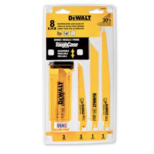 DEWALT 6 in. Bi-Metal Reciprocating Saw Blade 6 TPI 8 pk