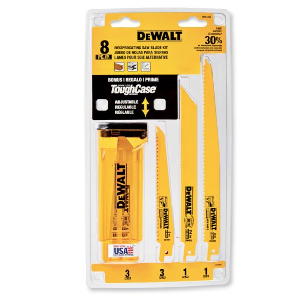 DEWALT 6 in. Bi-Metal Reciprocating Saw Blade 6 TPI 8 pk