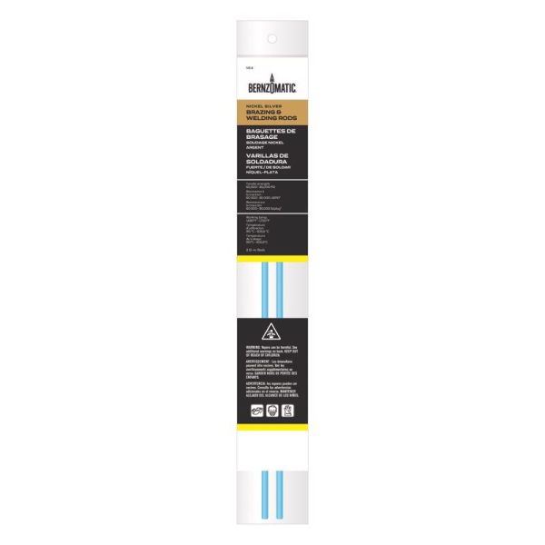 Bernzomatic 1/5 in. D X 12 in. L Nickel Brazing/Welding Rods 2 pk