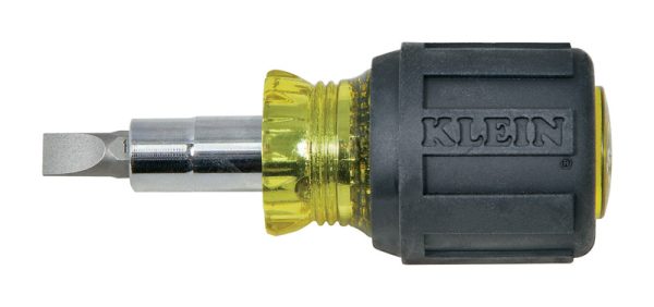 Klein Tools 5 pc Stubby Multi-Bit Screwdriver/Nut Driver 3.25 in.