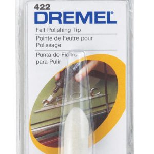Dremel 3/8 in. X 1 in. L Felt Felt Polishing Tip 1 pk