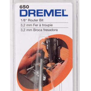 Dremel 1/8 in. X 1-1/2 in. L High Speed Steel High Speed Router Bit 1 pk