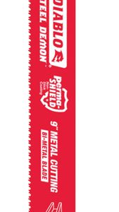 Diablo Steel Demon 9 in. Bi-Metal Dual Tooth Reciprocating Saw Blade 20/24 TPI 2 pk