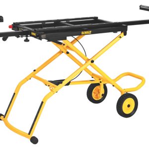 DEWALT Metal 98 in. L X 32-1/2 in. H X 59.5 in. W Miter Saw Stand Yellow 1 pc