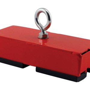 Magnet Source 5 in. L X 2 in. W Red Retrieving Magnet 150 lb. pull 1 pc