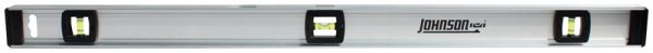 Johnson 36 in. Aluminum I-Beam Level 3 vial