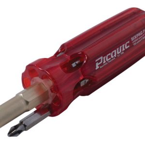 Picquic Sixpac Plus 7 pc Multi-Bit Screwdriver 5.95 in.