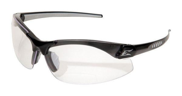 Edge Eyewear Zorge G2 Safety Glasses Clear Lens Black Frame 1 pc
