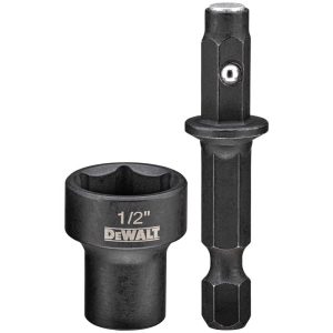 DeWalt Impact Ready 1/2 in. X 2-9/16 in. L Black Oxide Nut Driver 1 pc