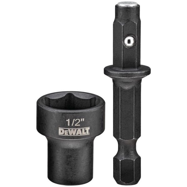 DeWalt Impact Ready 1/2 in. X 2-9/16 in. L Black Oxide Nut Driver 1 pc