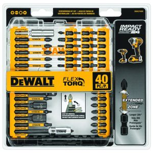 DeWalt FlexTorq Screwdriver Bit Set Steel 40 pc