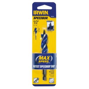 Irwin Speedbor 1/2 in. X 4 in. L Carbon Steel Wood Boring Bit 1 pc